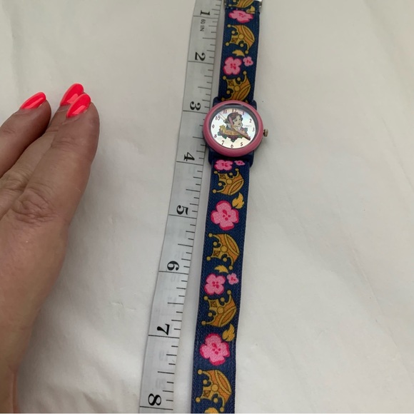#SOLD# VINTAGE TIMEX Disney Snow White Watch Elastic Band 90's  NEW BATTERY 8” - Picture 11 of 17